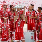 Bayern celebrate their latest league win
